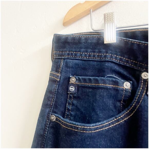 AG Adriano Goldschmied Jeans Mens 38x32 Blue The New Hero Relaxed Stretch Denim - Picture 10 of 14